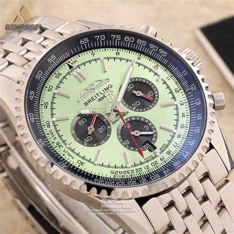 ساعت برایتلینگ 1884 خلبانی صفحه سبز مردانه Breitling